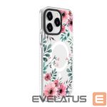 Чехол на заднюю панель Evelatus Apple iPhone 15 Pro Max PC+TPU With MagSafe Customized Print Flower Transparent
