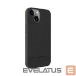 Чехол на заднюю панель Evelatus Apple iPhone 15 Plus Plactic Leather Magsafe Back Cover Black