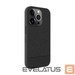 Чехол на заднюю панель Evelatus Apple iPhone 15 Pro Max Plactic Leather Magsafe Back Cover Black