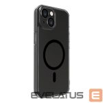 Чехол на заднюю панель Evelatus Apple iPhone 15 Plus Clear Case With MagSafe and Camera Protection Transparent Black