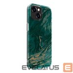 Чехол на заднюю панель Evelatus Apple iPhone 15 PC Customized Print Design Marble Turquoise