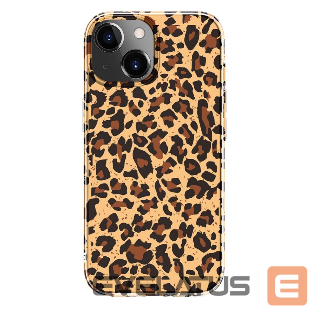 Чехол на заднюю панель Evelatus Apple iPhone 15 PC Customized Print Design Leopard