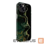 Чехол на заднюю панель Evelatus Apple iPhone 15 Plus PC Customized Print Design Marble Dark Green