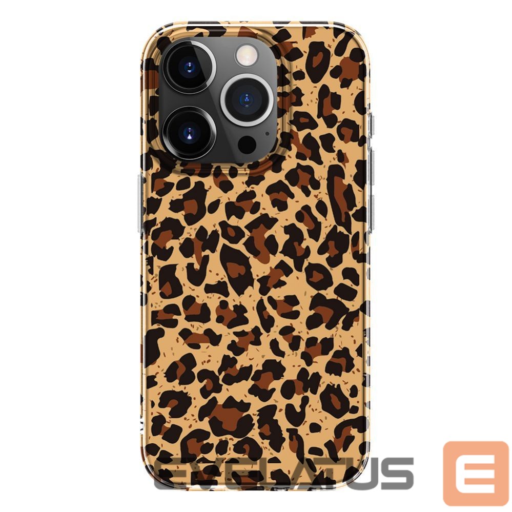 Чехол на заднюю панель Evelatus Apple iPhone 15 Pro PC Customized Print Design Leopard