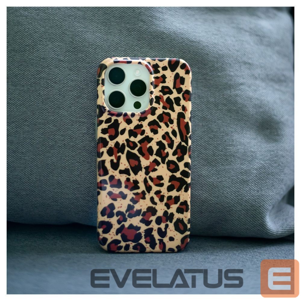 Чехол на заднюю панель Evelatus Apple iPhone 15 Pro PC Customized Print Design Leopard