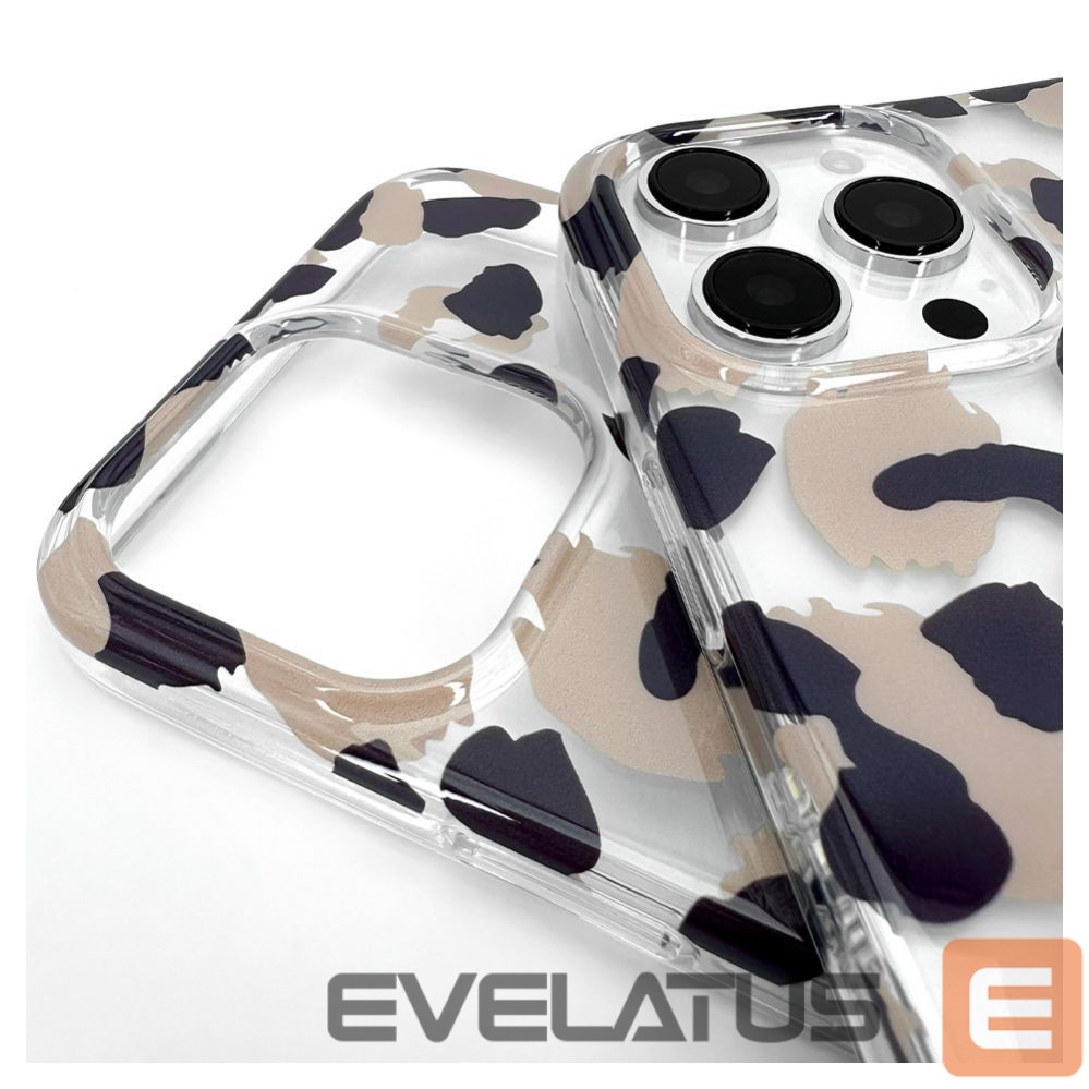 Чехол на заднюю панель Evelatus Apple iPhone 15 Pro PC Customized Print Design Cheetah