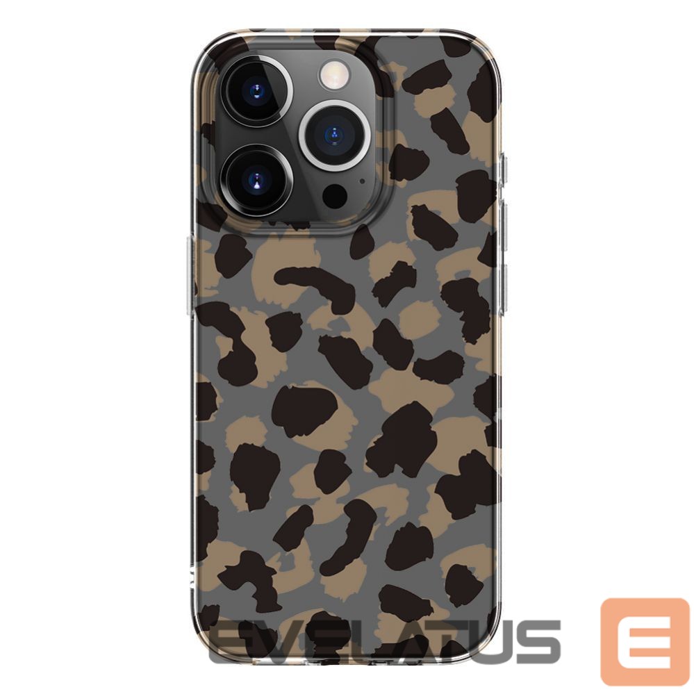 Чехол на заднюю панель Evelatus Apple iPhone 15 Pro PC Customized Print Design Cheetah