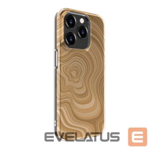 Чехол на заднюю панель Evelatus Apple iPhone 15 Pro PC Customized Print Design Desert Gold