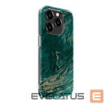 Чехол на заднюю панель Evelatus Apple iPhone 15 Pro Max PC Customized Print Design Marble Turquoise