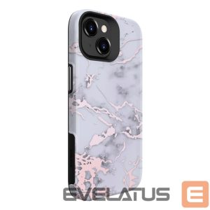 Чехол на заднюю панель Evelatus Apple iPhone 15 Armor case TPU+PC Customized Print Design Silver