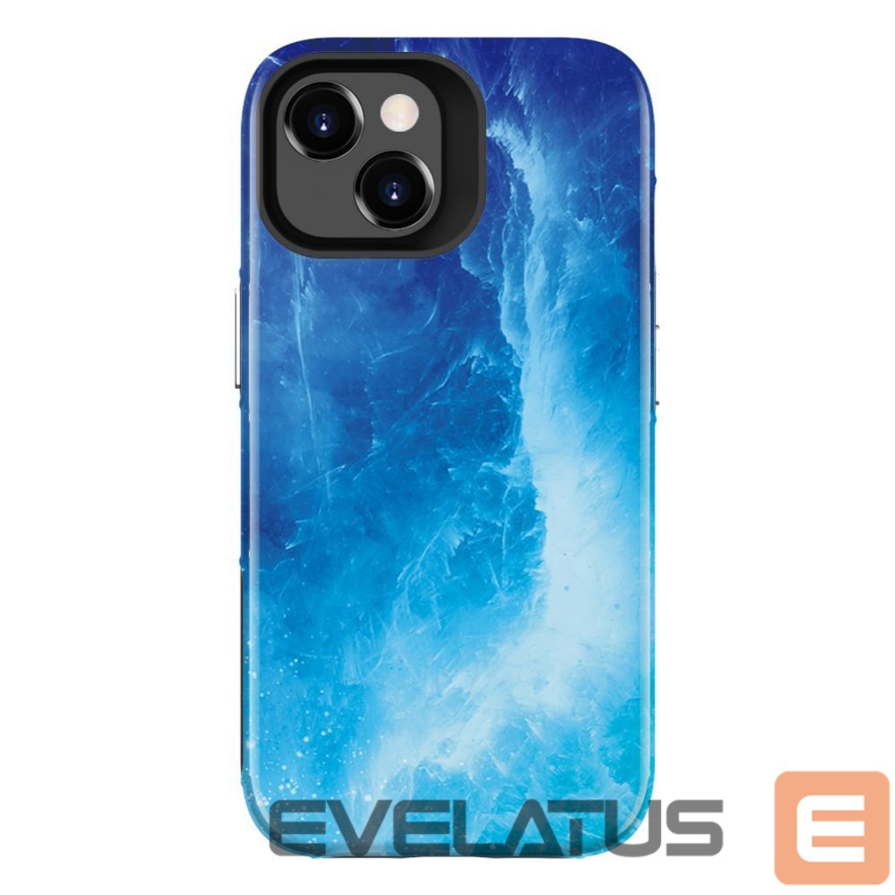 Чехол на заднюю панель Evelatus Apple iPhone 15 Armor case TPU+PC Customized Print Design Galaxy Blue