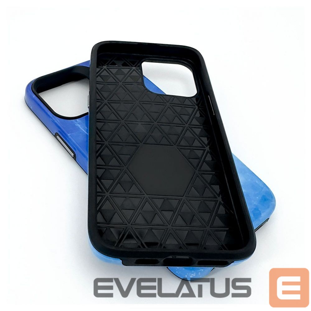 Чехол на заднюю панель Evelatus Apple iPhone 15 Pro Armor case TPU+PC Customized Print Design Galaxy Blue