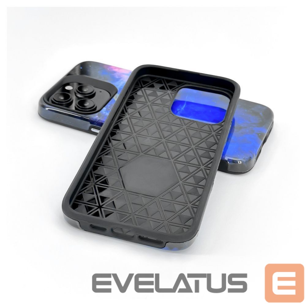Чехол на заднюю панель Evelatus Apple iPhone 15 Pro Max Armor case TPU+PC Customized Print Design Galaxy