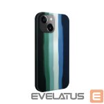 Чехол на заднюю панель Evelatus Apple iPhone 15 Silicone case Multi-Colored Green