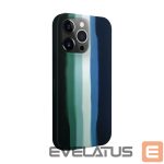 Чехол на заднюю панель Evelatus Apple iPhone 15 Pro Silicone case Multi-Colored Green
