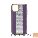 Чехол на заднюю панель iLike Apple iPhone 11 Diamonds and Leather Case Purple