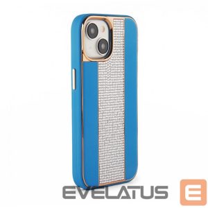 Чехол на заднюю панель iLike Apple iPhone 15 Diamonds and Leather Case Blue