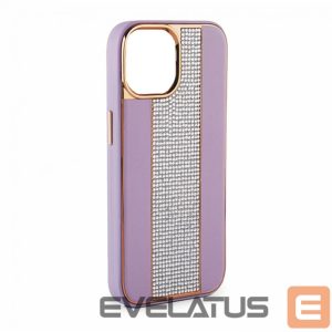 Чехол на заднюю панель iLike Apple iPhone 15 Pro Diamonds and Leather Case Pink Sand