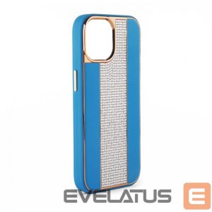 Чехол на заднюю панель iLike Apple iPhone 15 Pro Diamonds and Leather Case Blue