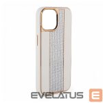 Чехол на заднюю панель iLike Apple iPhone 15 Pro Max Diamonds and Leather Case White