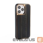 Чехол на заднюю панель iLike Apple iPhone 14 Pro Max Leather Case Customized Black