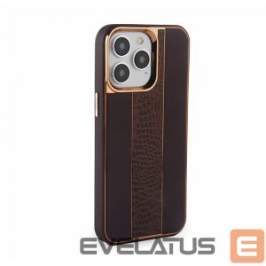 Чехол на заднюю панель iLike Apple iPhone 15 Pro Leather Case Customized Brown