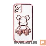 Чехол на заднюю панель iLike Apple iPhone 11 Silicone Case Print Desire Bear Pink