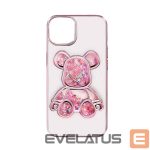 Чехол на заднюю панель iLike Apple iPhone 14 Silicone Case Print Desire Bear Pink