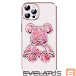Чехол на заднюю панель iLike Apple iPhone 15 Pro Max Silicone Case Print Desire Bear Pink