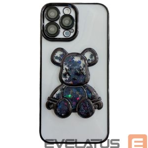 Чехол на заднюю панель iLike Apple iPhone 15 Pro Max Silicone Case Print Desire Bear Black