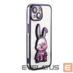 Чехол на заднюю панель iLike Apple iPhone 13 Silicone Case Print Desire Rabbit Purple