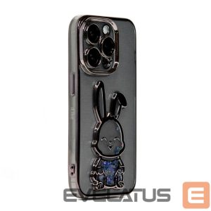 Чехол на заднюю панель iLike Apple iPhone 15 Pro Silicone Case Print Desire Rabbit Black