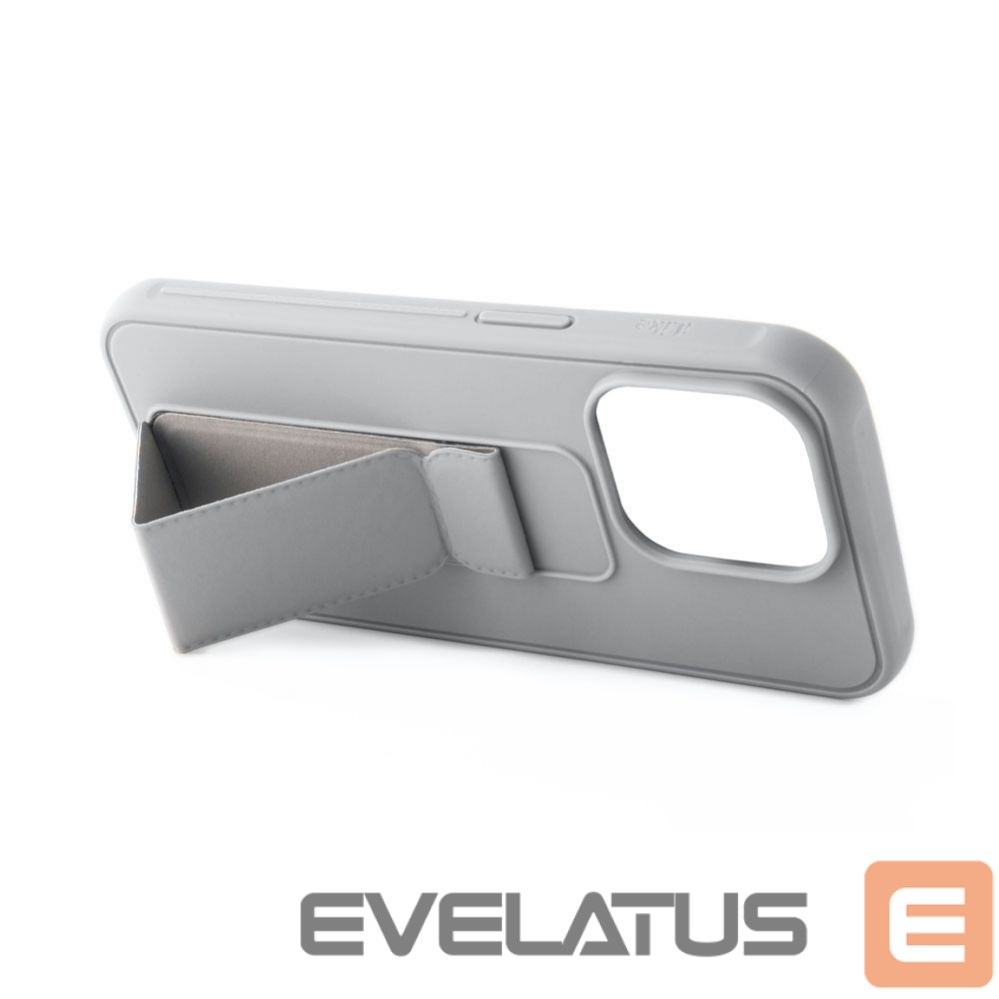 Чехол на заднюю панель iLike Apple iPhone 15 Silicone Case with stand Silver