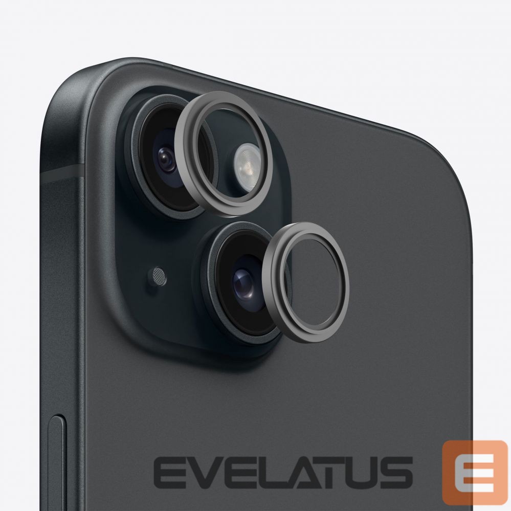 Защитное стекло Evelatus Apple iPhone 15 Camera Lens Protector Armor Black
