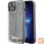 Чехол на заднюю панель Guess - iPhone 15 HC SEQUIN SCRIPT METAL Silver