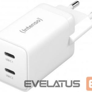 Адаптер Intenso  POWER ADAPTER 2XUSB-C GAN/7804012 