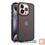 Чехол на заднюю панель iLike Apple iPhone 15 Pro DUAL METAL FRAME MAGSAFE CASE Red