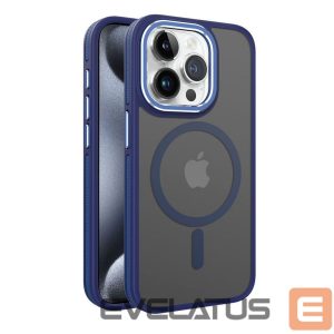 Чехол на заднюю панель iLike Apple iPhone 15 DUAL METAL FRAME MAGSAFE CASE Red