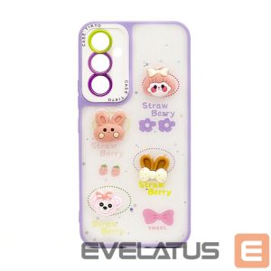 Чехол на заднюю панель iLike Apple iPhone 15 EPOXY CARTOON COVER Light Purple