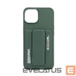 Чехол на заднюю панель iLike Apple iPhone 14 LEATHER HIDDEN POCKET STAND COVER Green
