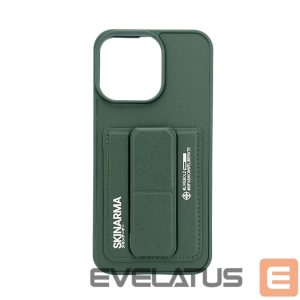 Чехол на заднюю панель iLike Apple iPhone 15 Pro LEATHER HIDDEN POCKET STAND COVER Green