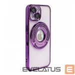 Чехол на заднюю панель iLike Apple iPhone 15 Pro Max IH MAGSAFE HIDDEN STAND COVER Purple