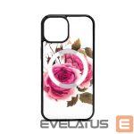 Чехол на заднюю панель Evelatus Apple iPhone 14 Leather Case Zipper Design Flower White