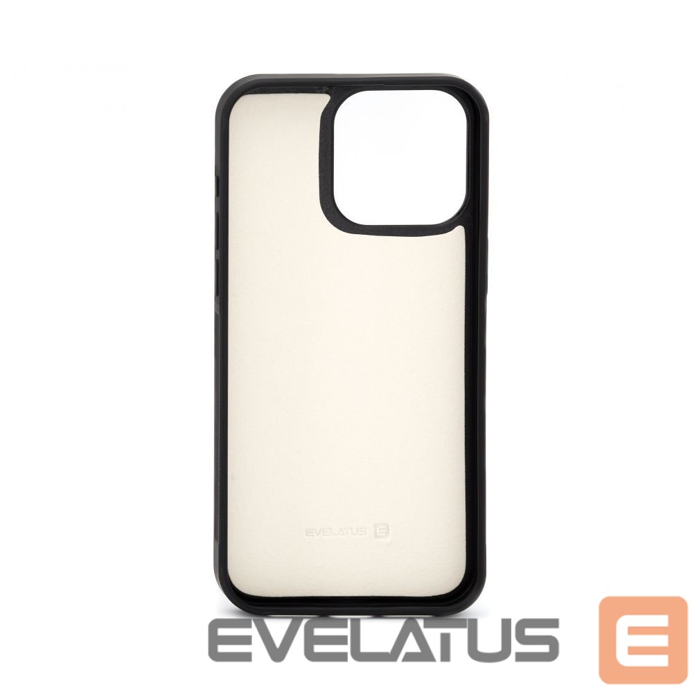 Чехол на заднюю панель Evelatus Apple iPhone 14 Pro Leather Case Zipper Design Flower White