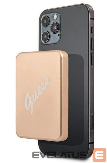 Внешний аккумулятор Guess Inductive Power Bank 5W GUPBMSVSLG 3000mAh MagSafe Gold