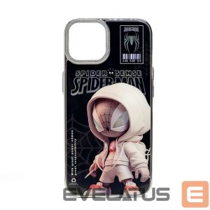 Чехол на заднюю панель iLike Apple iPhone 14 PC Silicone Case Spider Sense Black Silver