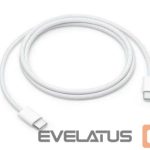 Аудио кабель Apple  USB-C Woven Charge Cable 1 m, White, USB-C, USB-C 60w White