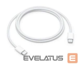 Аудио кабель Apple  USB-C Woven Charge Cable 1 m, White, USB-C, USB-C 60w White