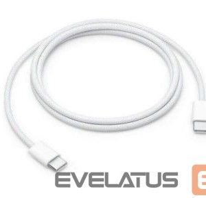 Аудио кабель Apple  USB-C Woven Charge Cable 1 m, White, USB-C, USB-C 60w White