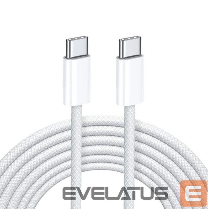Кабель iLike 65W USB C TO USB C 2M White